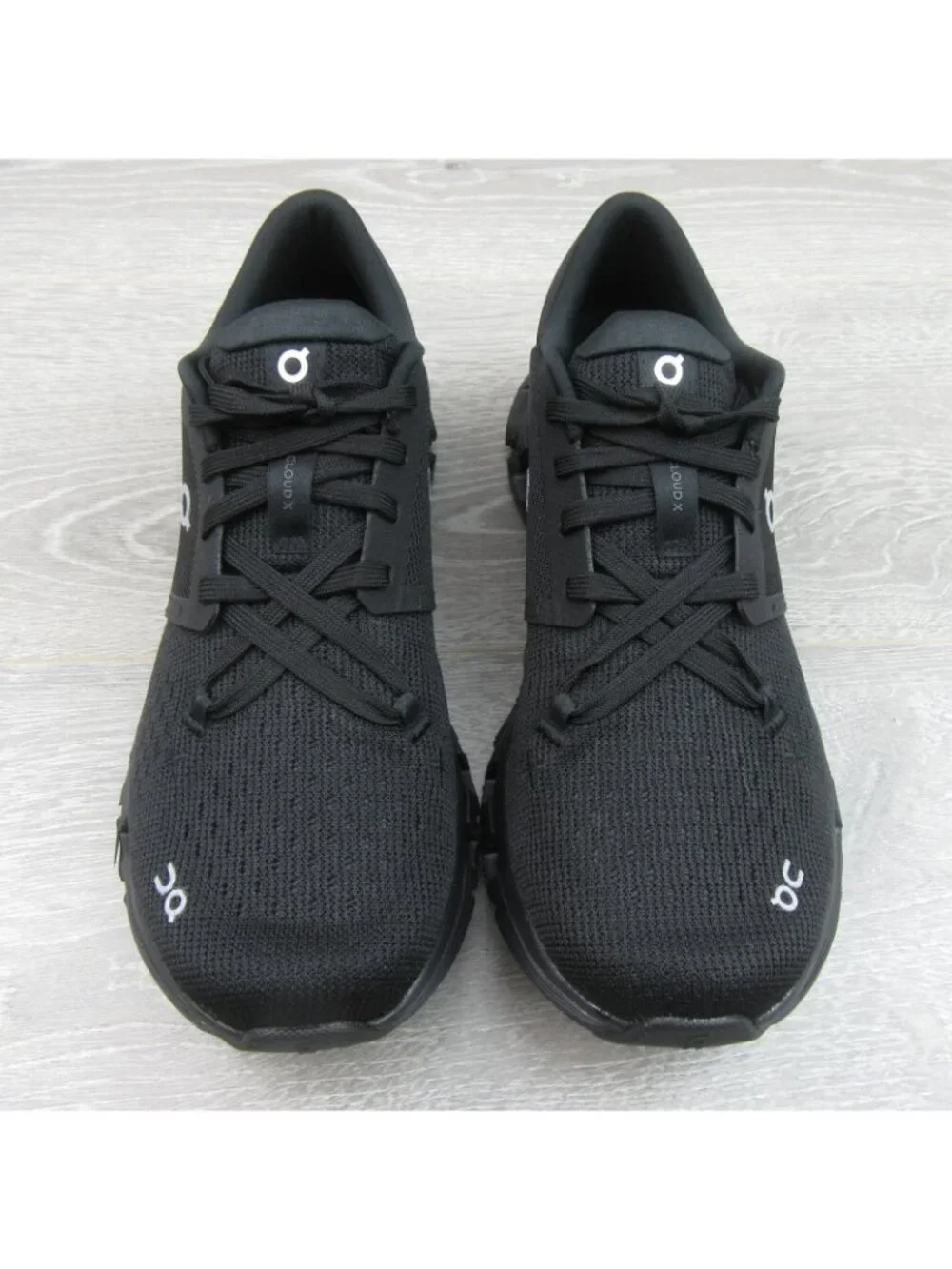 On Cloud X V4 Black Eclipse Gym Running Shoes Women's Size 7.5 NEW